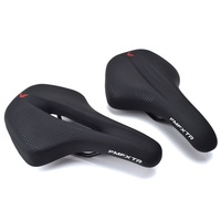 Bicycle Saddle MTB Road Bike Seat With Warning Taillight Hollow Soft Comfortable Breathable Bike Seat Cushion Cycling Saddles