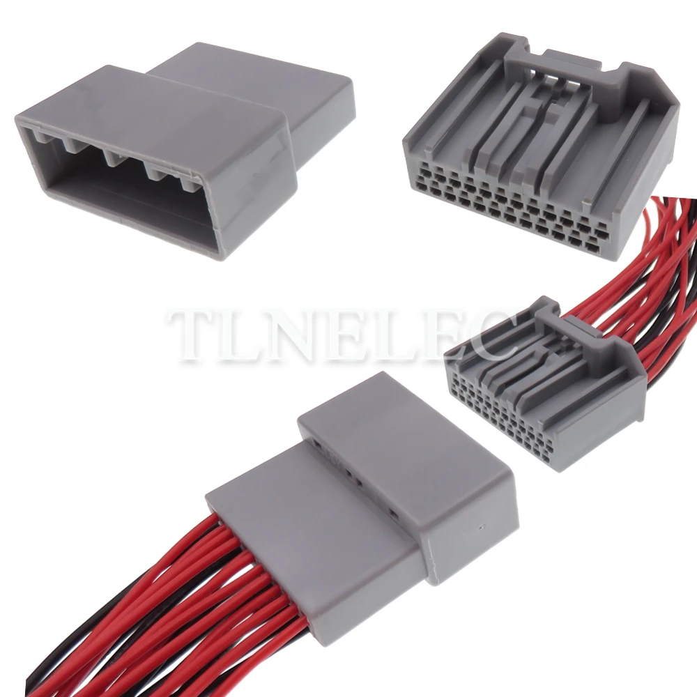 24 Pin Way drut samochodowy złącze z przewodami o niskim poborze mocy samochodowych mały prąd gniazda MX34024PF1 MX34024SF1