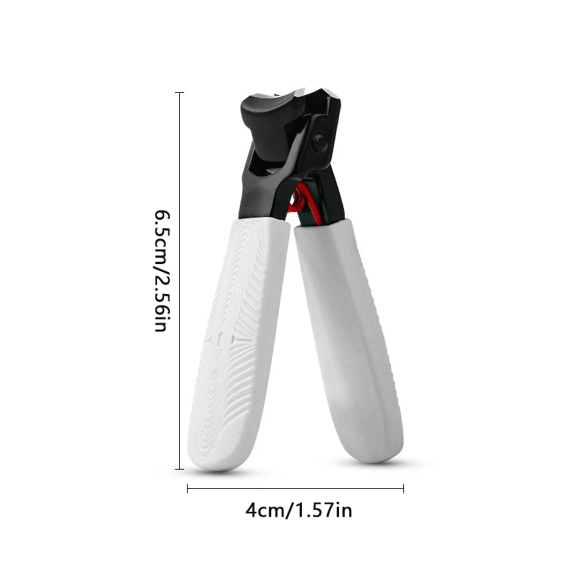 افتتاح كبير مسمار كليبرز مسمار الفن المتقلب الفردية المنزلية الأظافر المقص مكافحة سبلاش أصابع دائمة مسمار الفن لوازم صالون