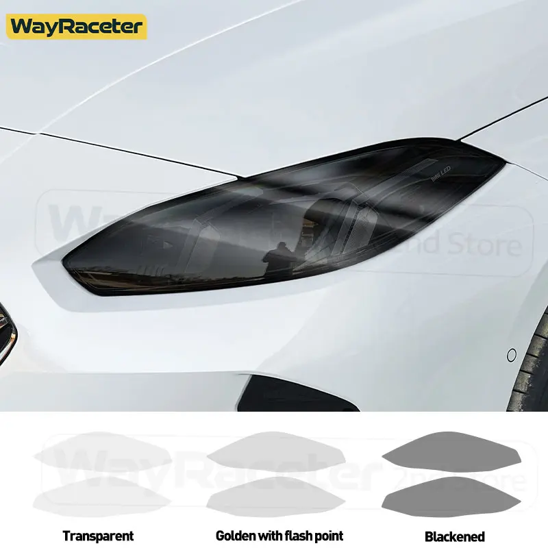 

Car Headlight Protective Film Smoked Black Tint Vinyl Transparent TPU Sticker For BMW F74 2 Series Gran Coupe 2025 M Performance