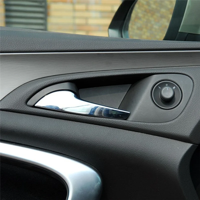 NEUE-ABS Chrom EIN Paar Auto Innen Türgriff Lünette Abdeckung Für Vauxhall Opel Insignia 2009-2015 Zubehör