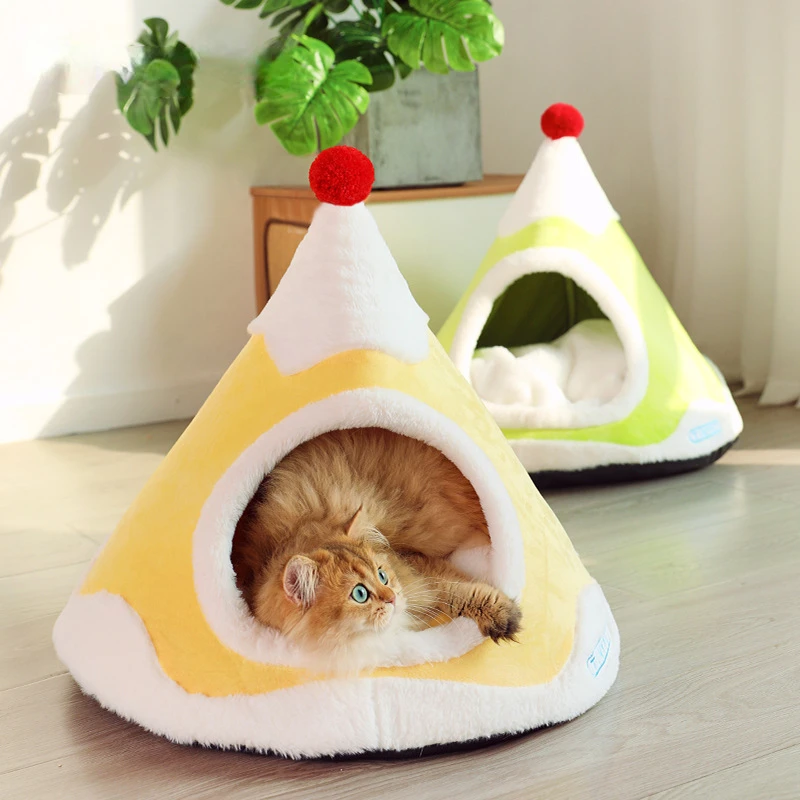 

Fully Enclosed Cat Litter, Cute Island, Can Be Disassembled and Washed to Keep Warm in Winter, Kennel Pet Supplies