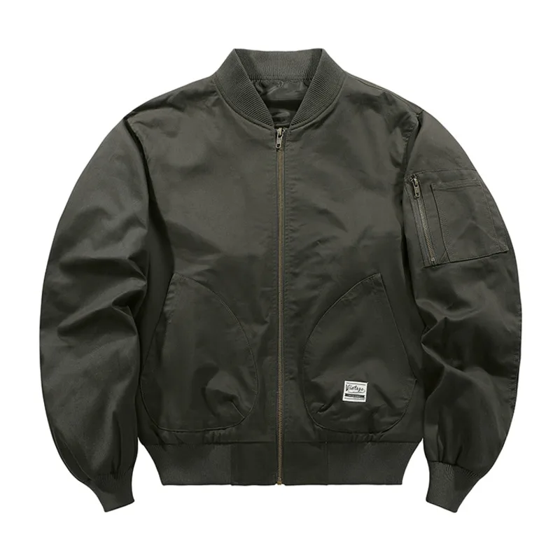 

Мужская куртка на весну-осень 2026: Новинка, повседневная, с бейсбольным воротником, модная, простая, трендовая