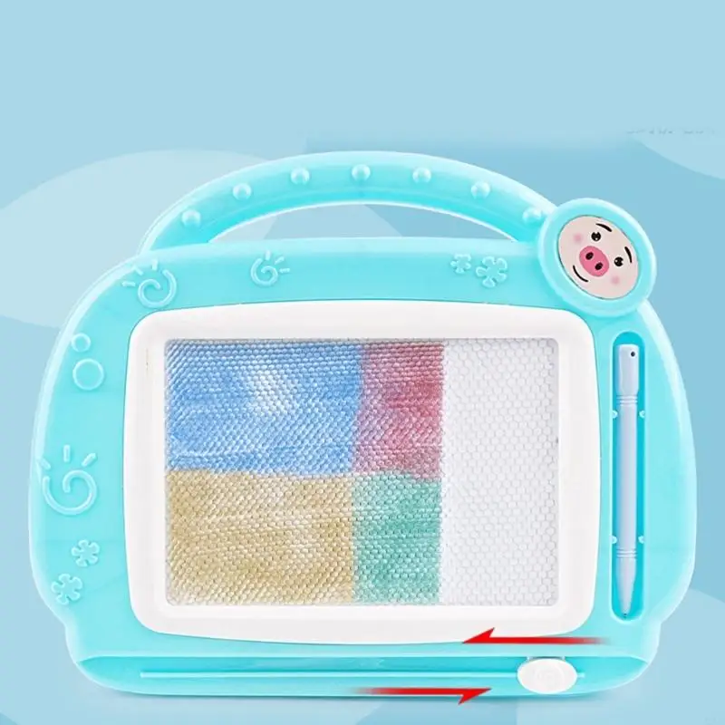 Papan gambar magnetik ukuran perjalanan untuk anak -anak yang dapat dihapus sketsa pad mainan pembelajaran pendidikan awal untuk
