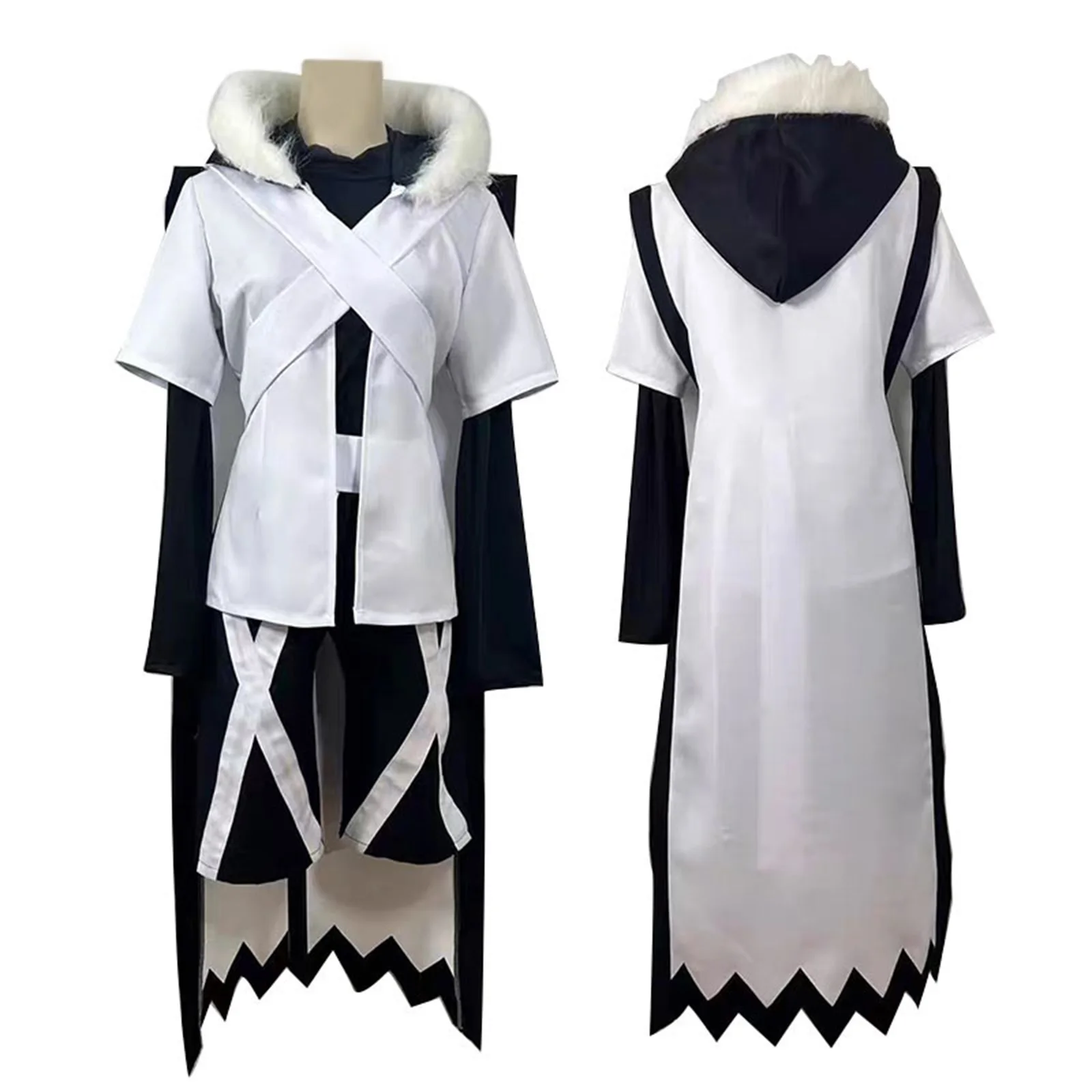 Undertale Xtale Cross Sans Costume Cosplay uniforme mantello mantella Combats Set con cappuccio adulto uomo donna Halloween Party Suit