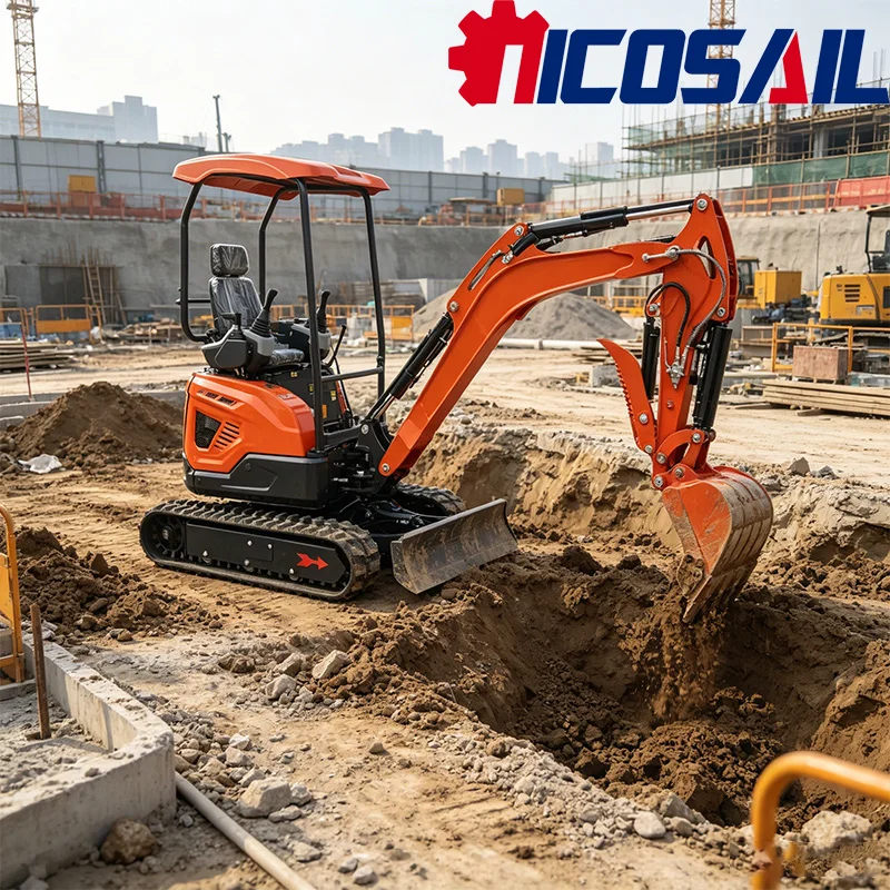 Newest 1.8t Compact Excavator, Trustworthy Performance CE EPA Compliant, Customizable with Full Range of Working Attachments