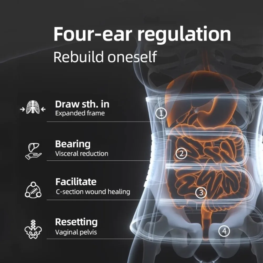 cinta-modeladora-pos-parto-simples-e-sem-costura-redutora-de-barriga-cor-solida-cinto-elastico-fino-para-treino-de-cintura-feminino