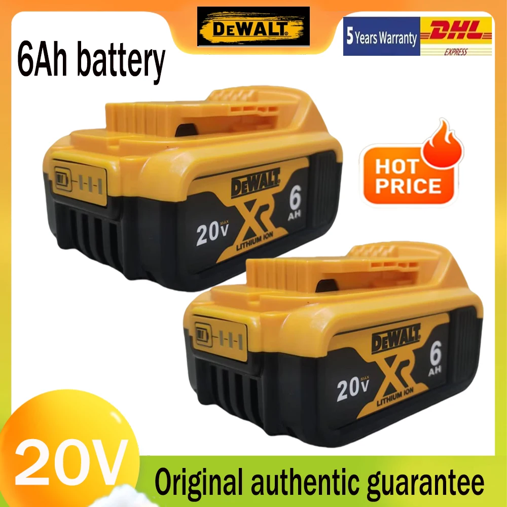 

Original Dewalt 20V power tool rechargeable battery, charger, fast charging, DCB200，DCB118，dcb115， Long battery life,