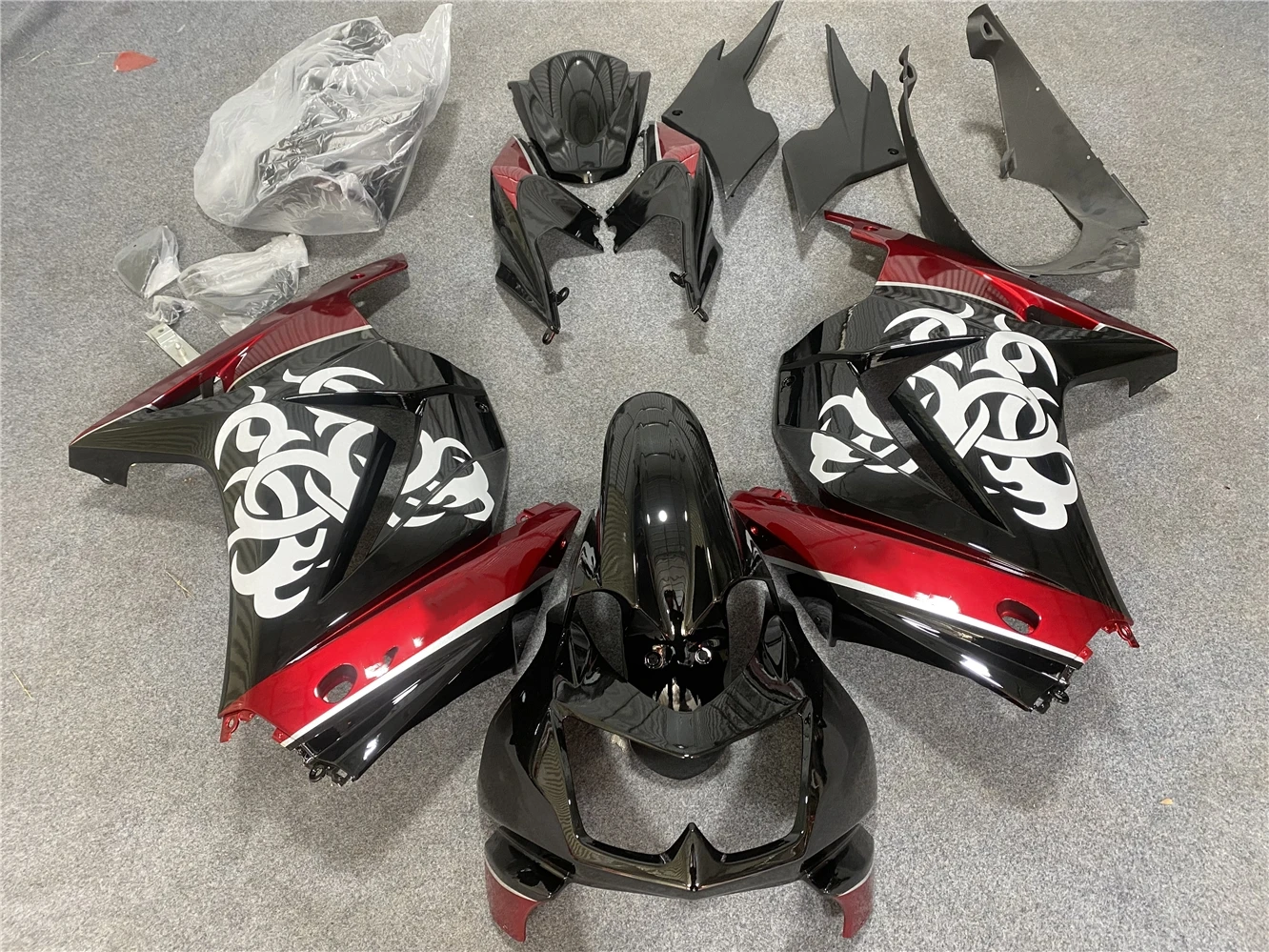 Injection fairings kit for Kawasaki Ninja 250R EX250 2008-2014 sport fairing kits 250R 08-14 black Red, blue, green