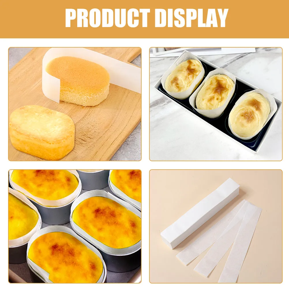 100Pcs Semi-Cooked Cheese Parchment Paper Circles 19x3cm Nonstick Baking Pan Liners Ideal for Chiffon Cake Mousse Basque