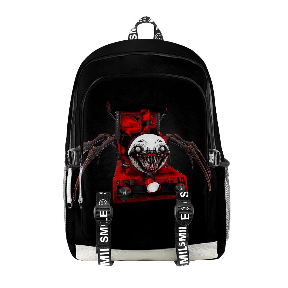 Harajuku Novelty Choo-Choo Charles Student School Bags Unisex 3D Print Oxford Waterproof Notebook multifunction Travel Backpacks