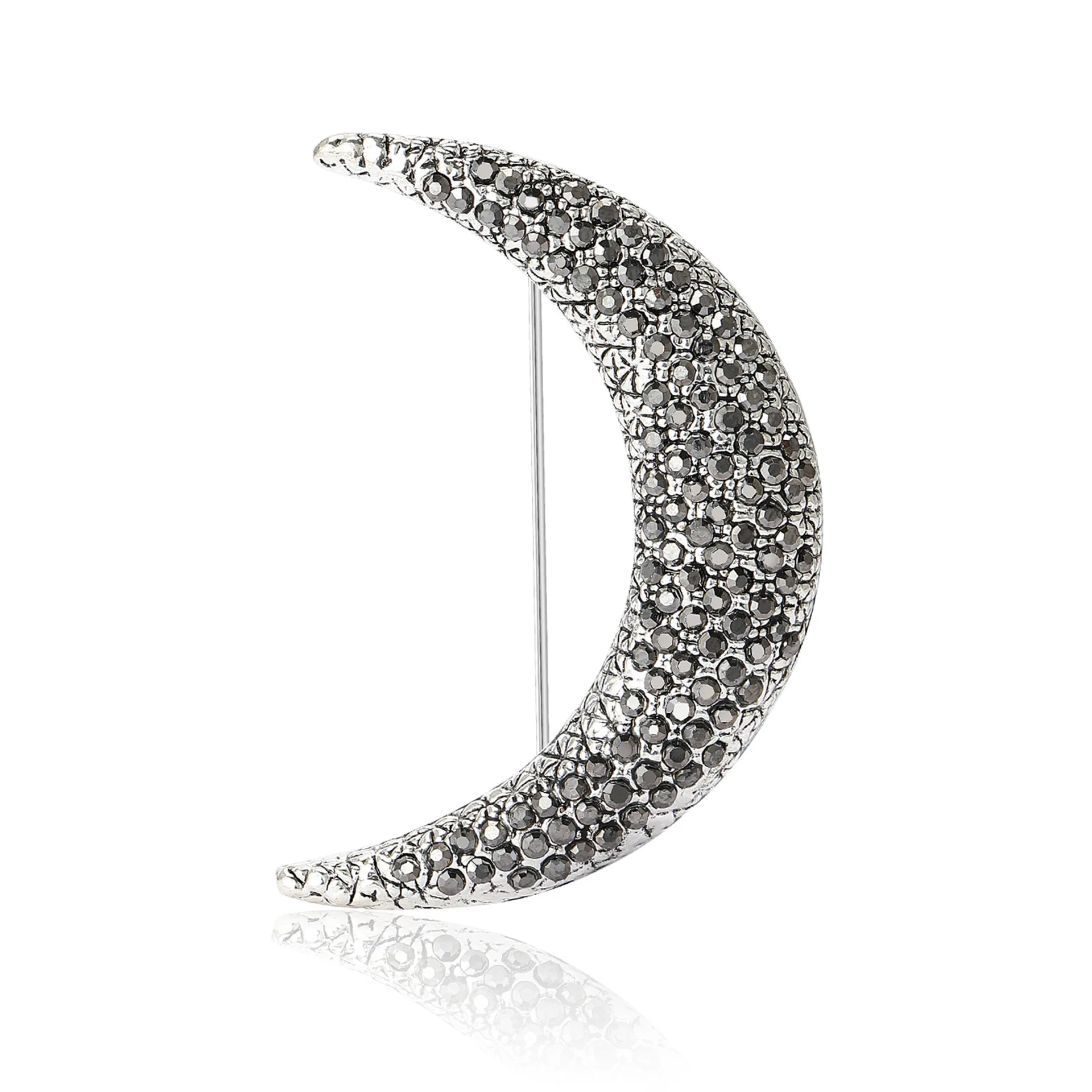 Classic Bright Moonlight Brooch, Charm Pin For Both Men And Women, Four Colors Can Provide Leisure Party Accessories Gifts