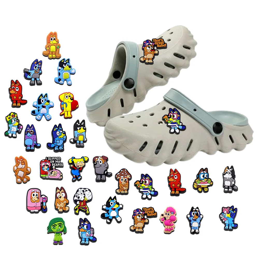 12-100PCS Cartoon Dog Shoe Charms|Fun PVC Charms for Shoes&Wristbands|Kids Gift Ideas New hot selling models Good quality