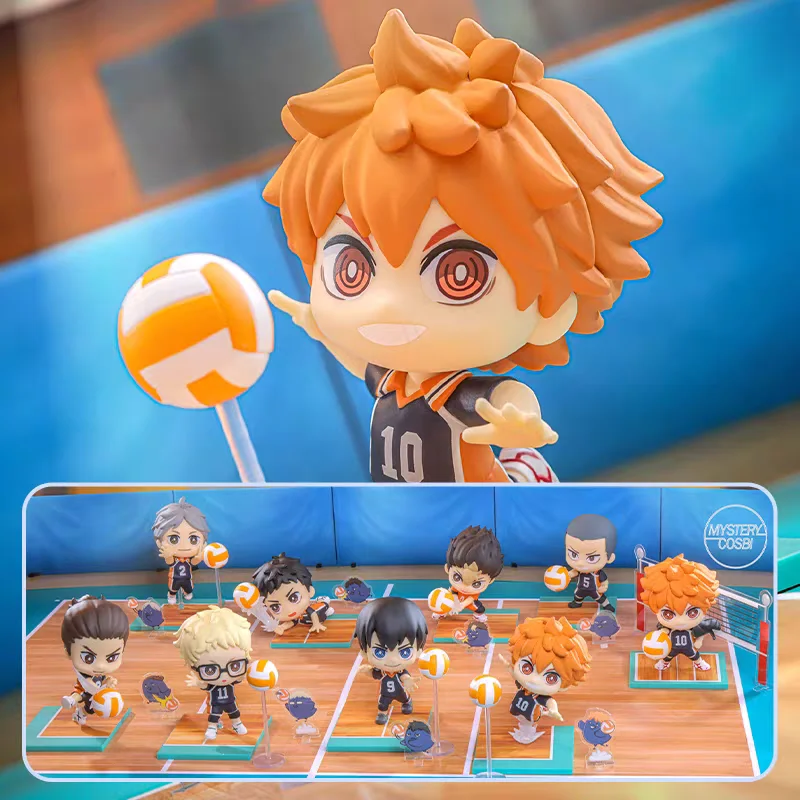 Figura Coleccionable de Anime Haikyuu Shoyo Hinata de Hot Toys, Colección Cosbi, Adorno de Escritorio de PVC, Caja Sorpresa, Regalo para Coleccionistas de Anime