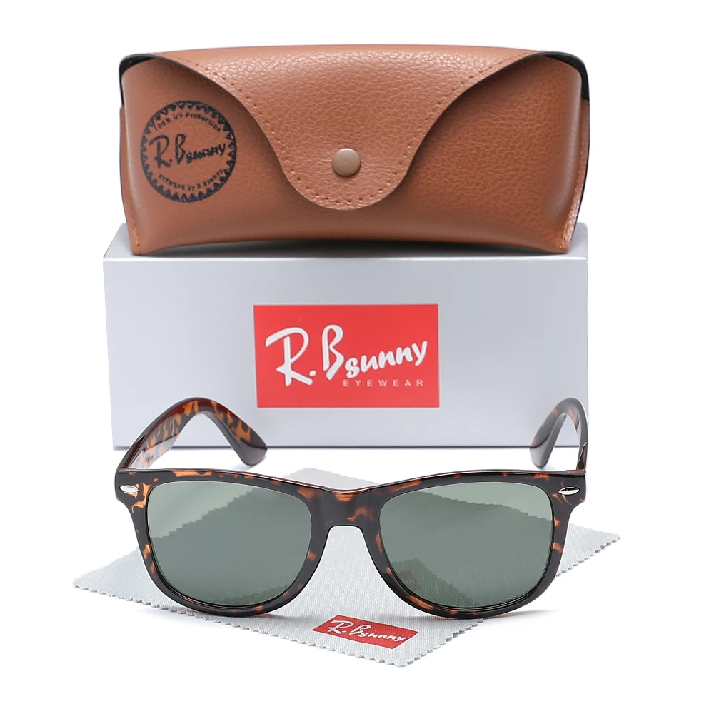 RBsunny Classic Causal Polarized Sunglasses Men Women UV400 Lens Retro Matte Black Glasses Male Fashion Square Driving Eyewear - Image 3