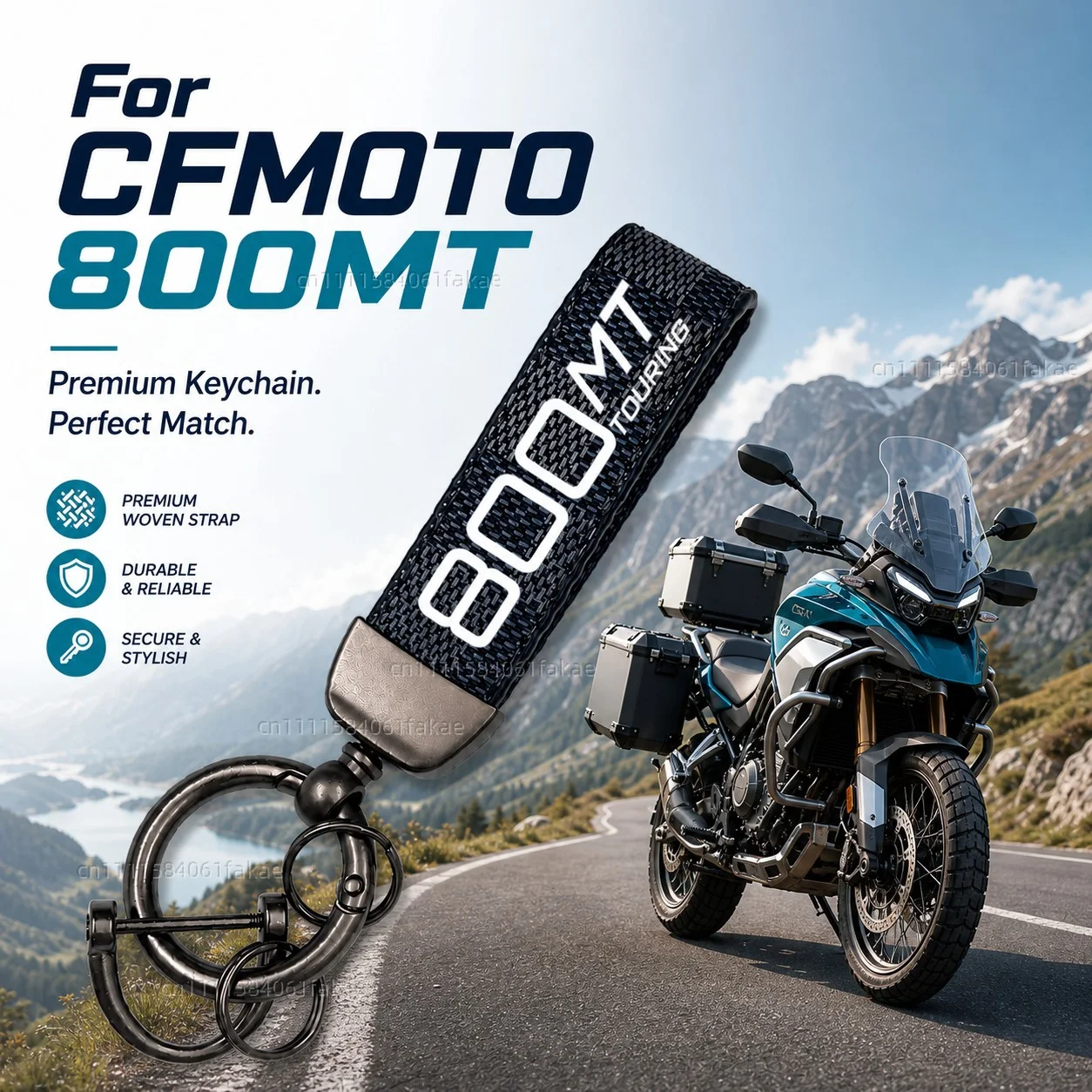 For CFMOTO 800MT 800 MT 2021 2022 CF800 CF MT800 Motorcycle Keychain Custom Logo Gift for Rider Men Women