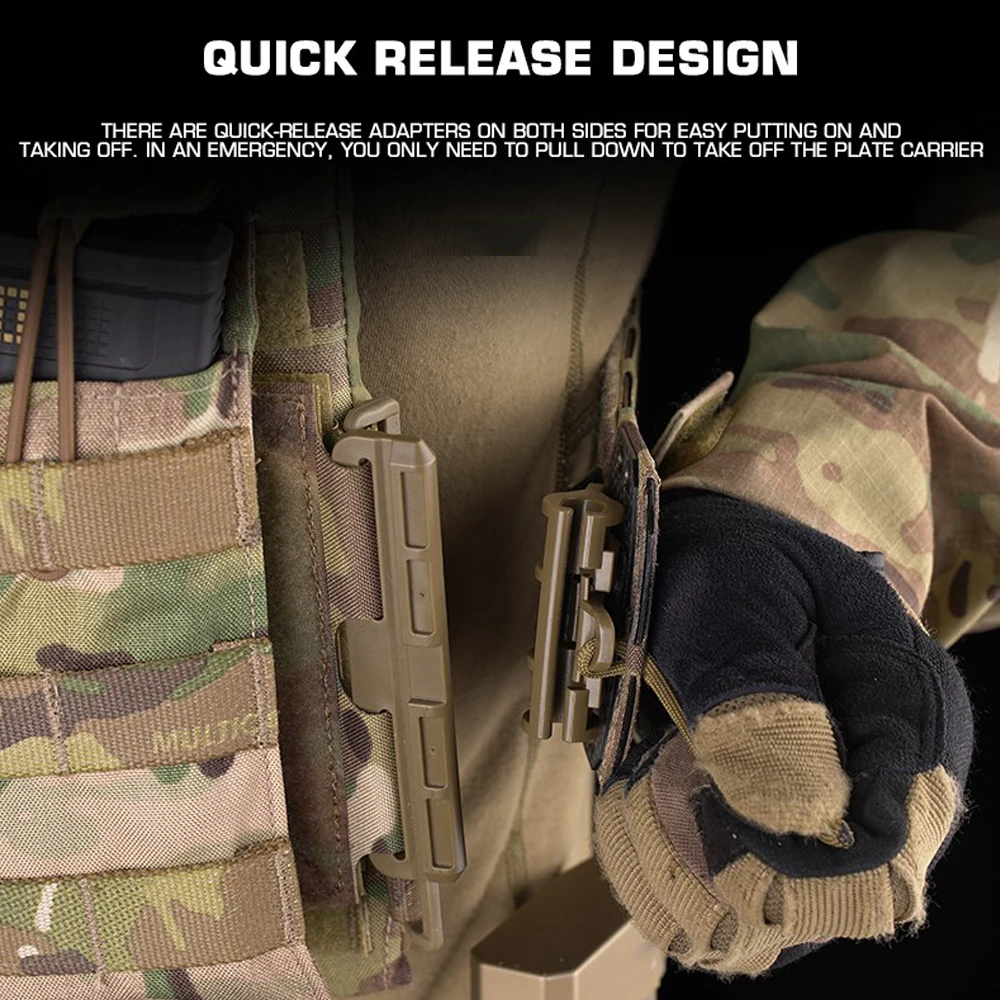 Tactical Cummerbund Quick Release JPC CRYE AVS LV119 FCPC V5 Hunting Vest Waistband Lightweight Airsoft Combat Vest Accessories