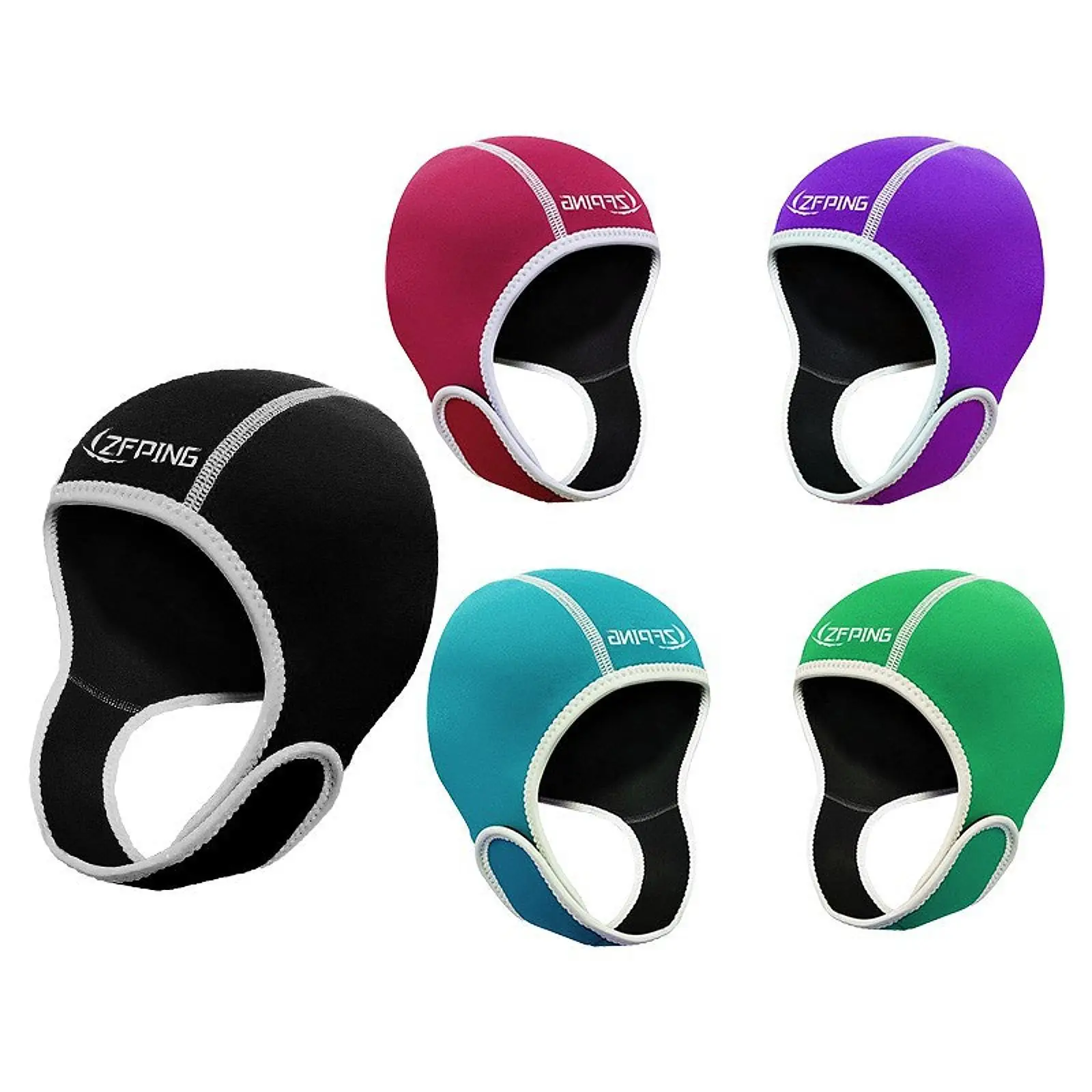 

Scuba Dive Hood 3mm Neoprene Hood Waterproof Stretchy Ear Protector Swim Hat