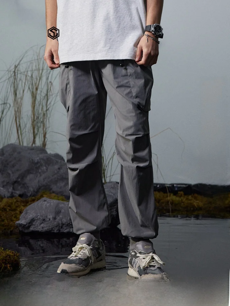 

GuukaTech Men's Casual Cargo Pants Cool Sensation Sports Leisure Trousers with Multiple kets Faionable Urban Sle