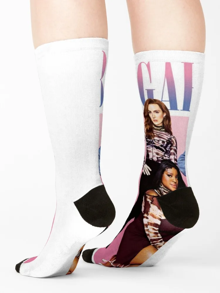 جوارب SUGABES BAND الكلاسيكية جوارب رياضية للعام الجديد هدايا مضحكة جوارب رجالية فضفاضة ماركة فاخرة للنساء