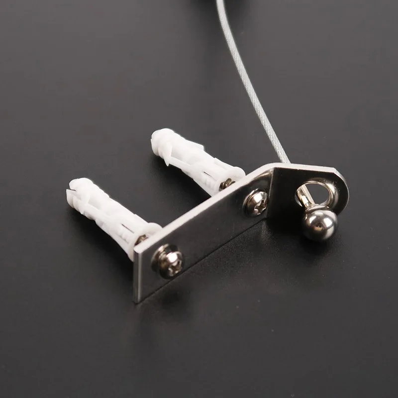 1Set Stainless Steel Anti-tip Straps Furniture Fixation Prevention Lock for Flat TV Falling Anti Dumping Belt Baby Safety