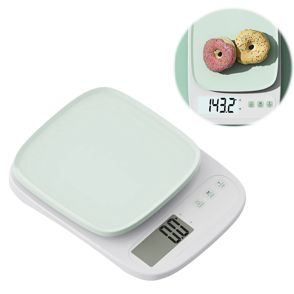 

10KG/1G Digital Food Scale High Accuracy Electronic Kitchen Scale Tare Function Espresso Coffee Scale for Cooking Baking