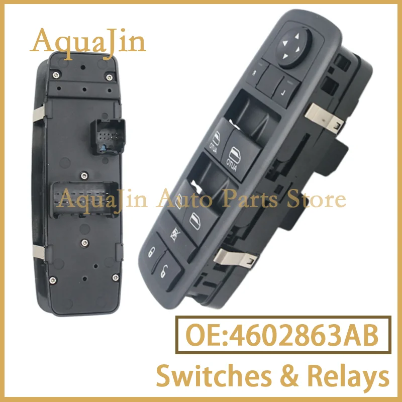 

68110866AA Переключатель стеклоподъемника для Dodge Grand Caravan, Ram, Chrysler Town&Country, оригинальный номер 68141894AA, 4602863AD, 4602863AB