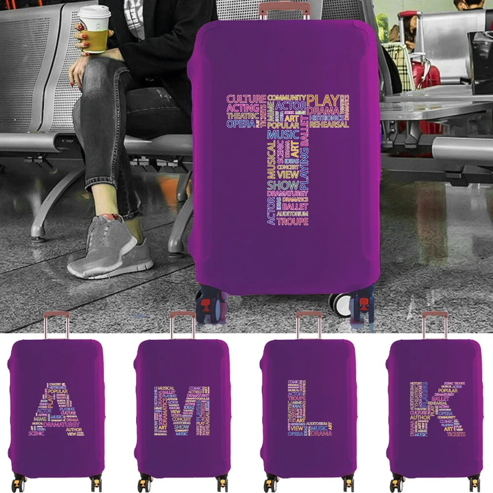 

Trolley Box Cover Wear Resistant Multiple Style Options Thick Elastic Luggage Cover Protector 18-32inch Travel Accessories