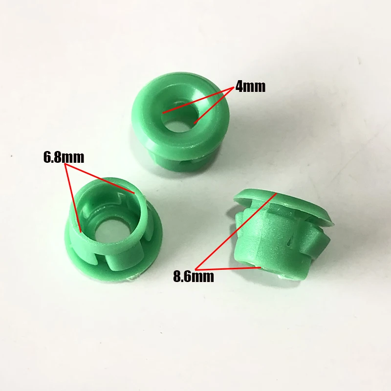 20 قطعة من مشابك تثبيت العتبة ذات التنورة الجانبية وحلقات تثبيت بلاستيكية خضراء 51711932996   ل BMW E30 E32 E36 E46 E60 E61 E63