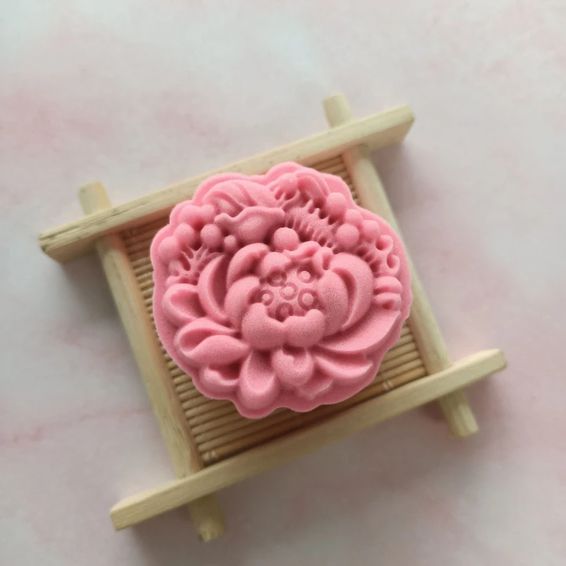 Mooncake 금형 축제 핸드 프레스 디저트 금형 주방 과자 장식 도구 Dropship