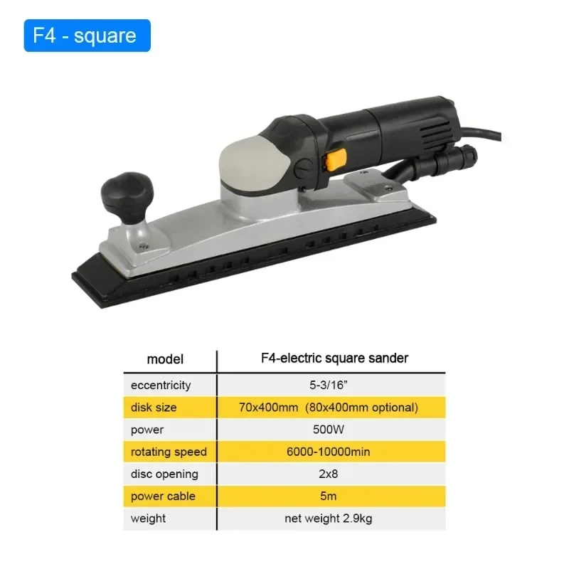 Various Speed Electric Brush Orbital Sander Machine for Car Detailing Wood Sanding