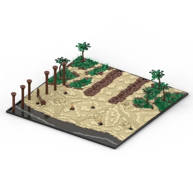 Popular Movie Moc Building Blocks Seaside Beach Model Technology Famous scenes Bricks DIY Assembly Construction Toy Holiday Gift