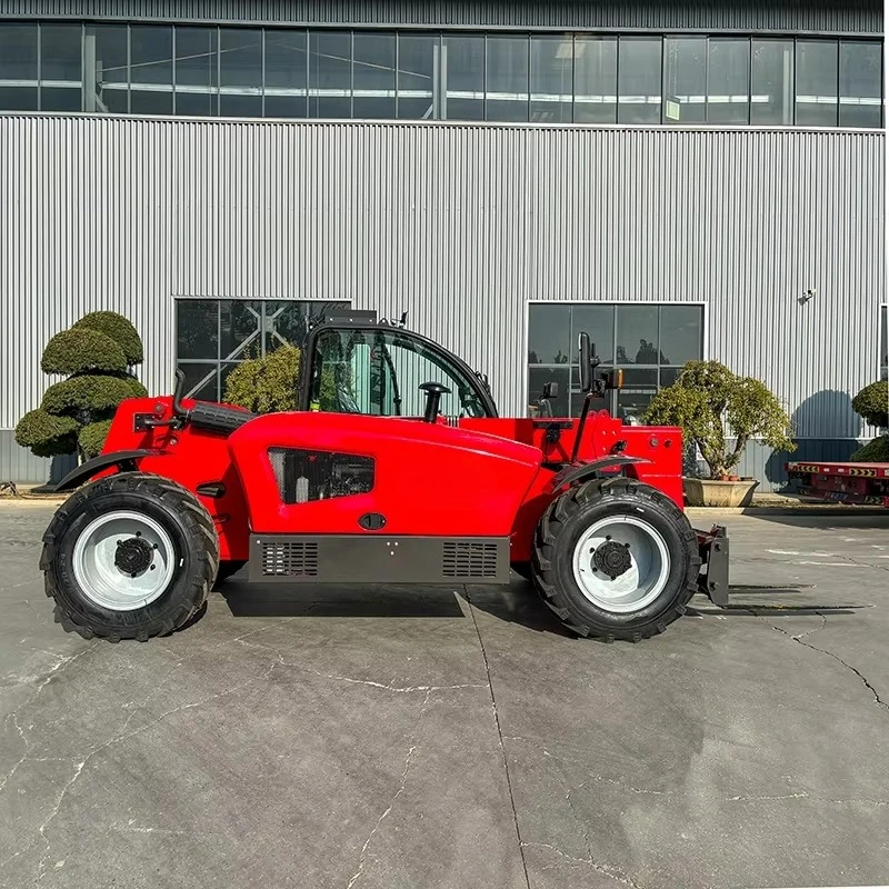 Chinese Brand Manufacturing Telescope Boom Double Telehandler Forklift With Optional Attachment