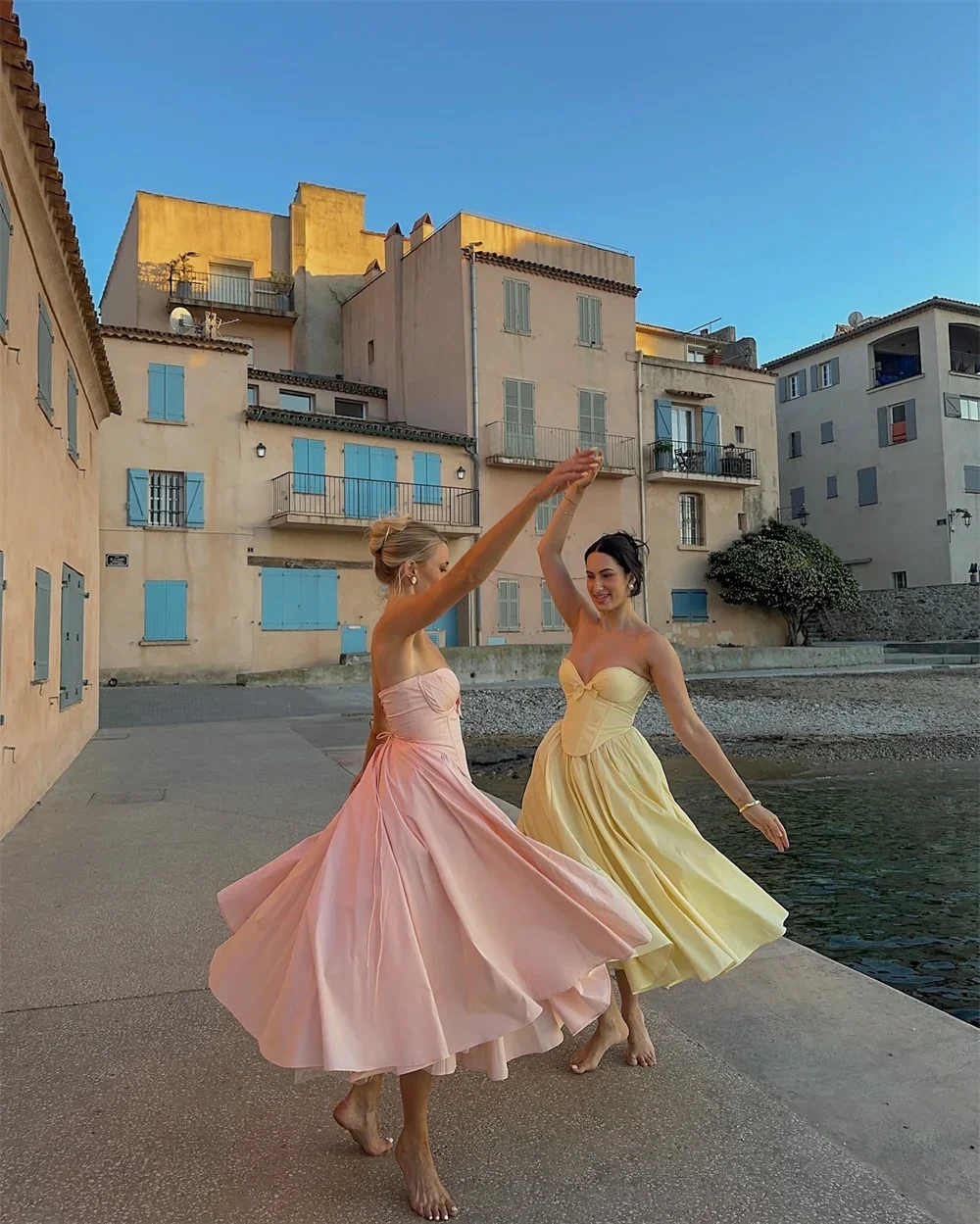 

Customized A-Line Sweetheart Neck Bow Prom Dresses 2025 Pleated vestidos de noiva Lace-Up Tra-length Formal Evening Party Gown