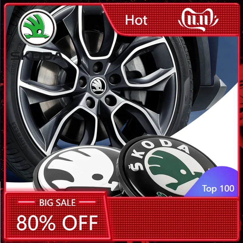 

Наклейки на колеса 2025: Новые 4 шт. (55/65 мм) колпачки-заглушки для дисков Skoda Octavia, Kodiaq, Enyaq iV, Kamiq, Scala, Superb F