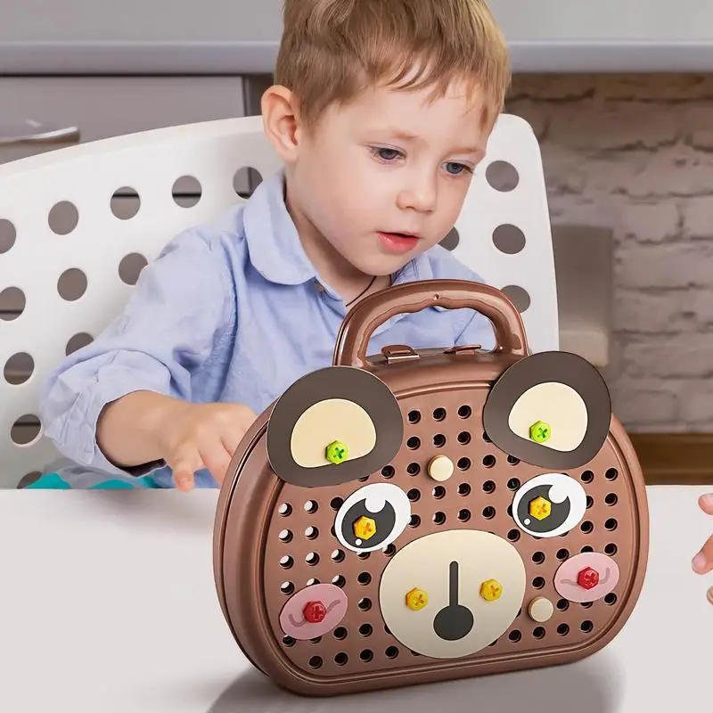 

Toddler Tool Playset Pretend Play Kids Construction Toy Engineering Playset Construction Toy For Preschool Young Children Girls