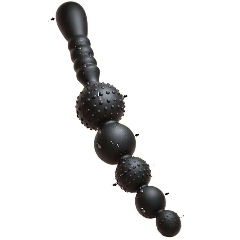 Backcourt Pulling Bead Anal Plug Masturbator Stimulating Tool Female Expansion Anal Backcourt Development SM Sex Toy Products