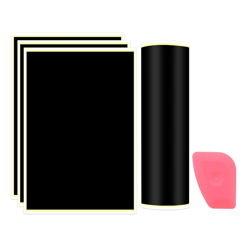 

-N21R Laser Engraving Paper, 4 Pcs Laser Engraving Marking Color Paper For Fiber Laser Marking And Engraving On Metal Ceramics