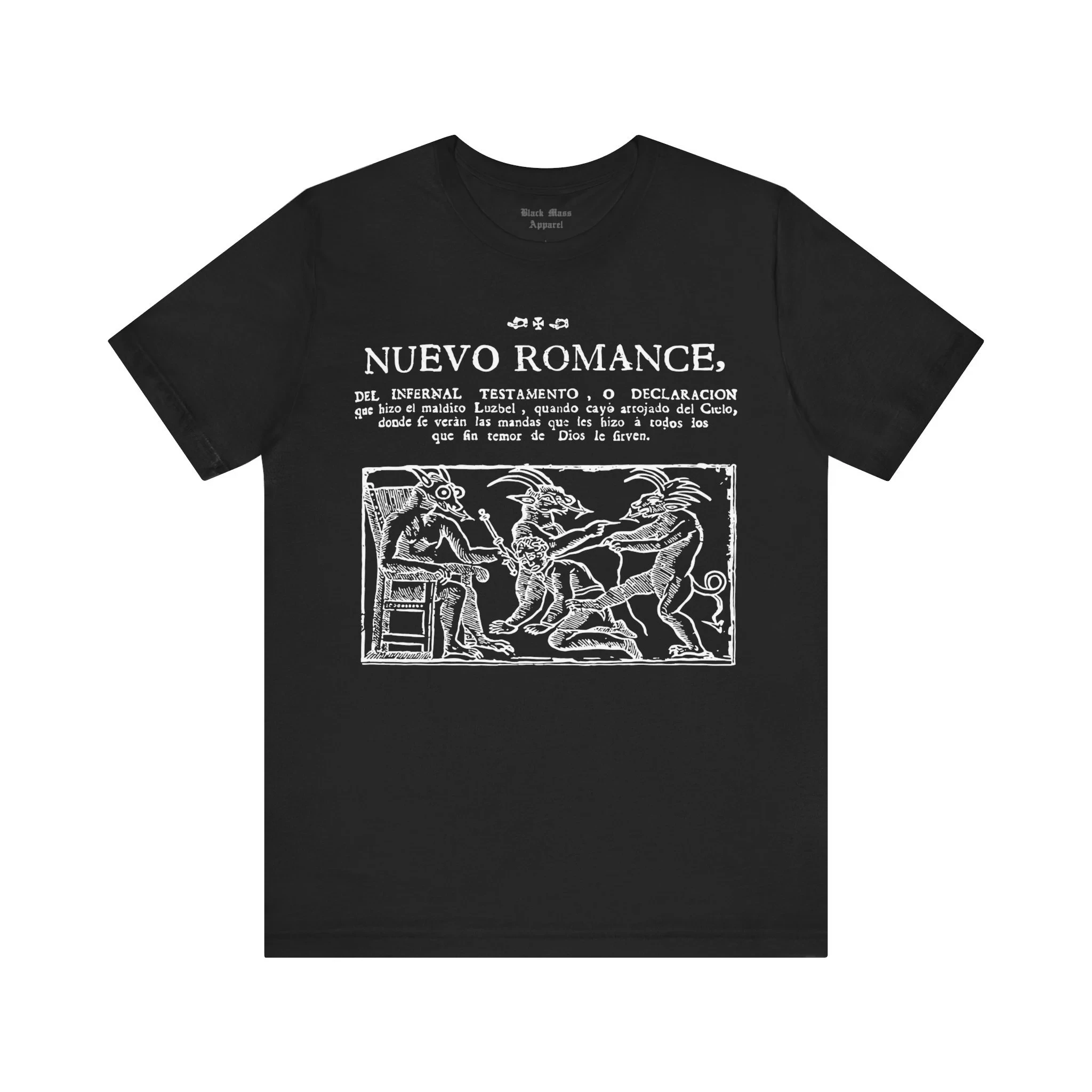 

New Romantic Demon T Shirt Lucifer T Shirt Demon T Shirt Satan Mystery Black Magic Men and Women T Shirt Comfortable