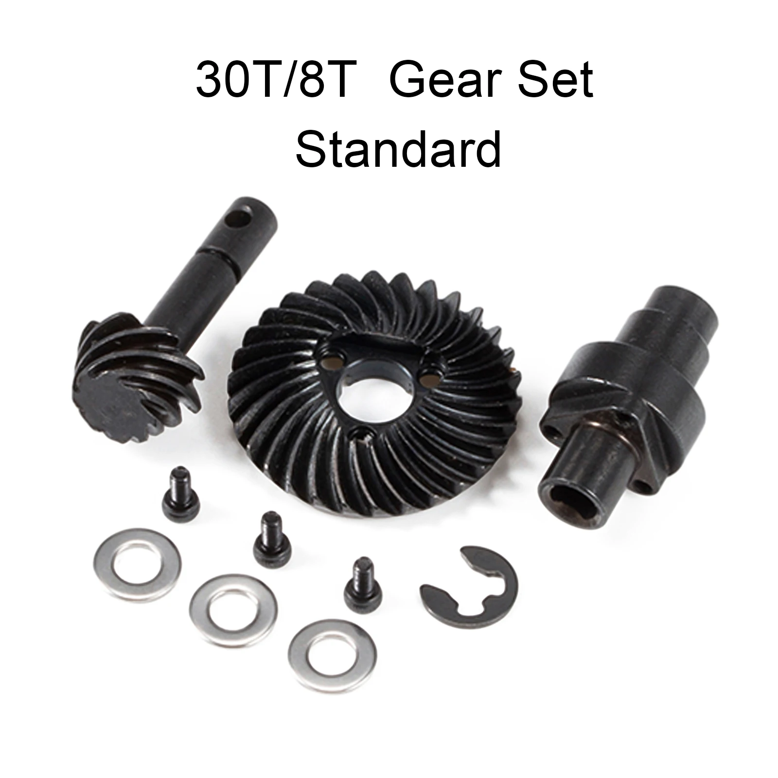 Helisches Kegelradsatz-Set Overdrive Underdrive 24/8T 27/8T 30/8T 33/8T für Axial SCX10 Pro SCX10 II AR44 SCX10 III AR45 Capra F9 – Detail 9