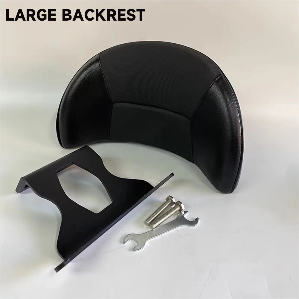 Backrest Passenger Seat Rear Backrest Frame Pu Leather Motorcycle Back Cushion For ARIIC 318 Chinf318 Chinf 318 Accessories