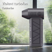 NEW 130000RPM Air Blower With Extra Nozzle Turbo Jet Fan Wind Speed 35m/s Electric Blower With Light Blowing Dust Dryer