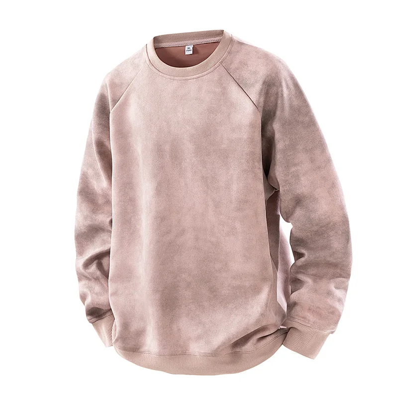 

Винтажный потертый свитшот для мужчин, пуловер с круглым вырезом и длинными рукавами, S-XXXL, уличный топ в стиле ретро на весну и осень