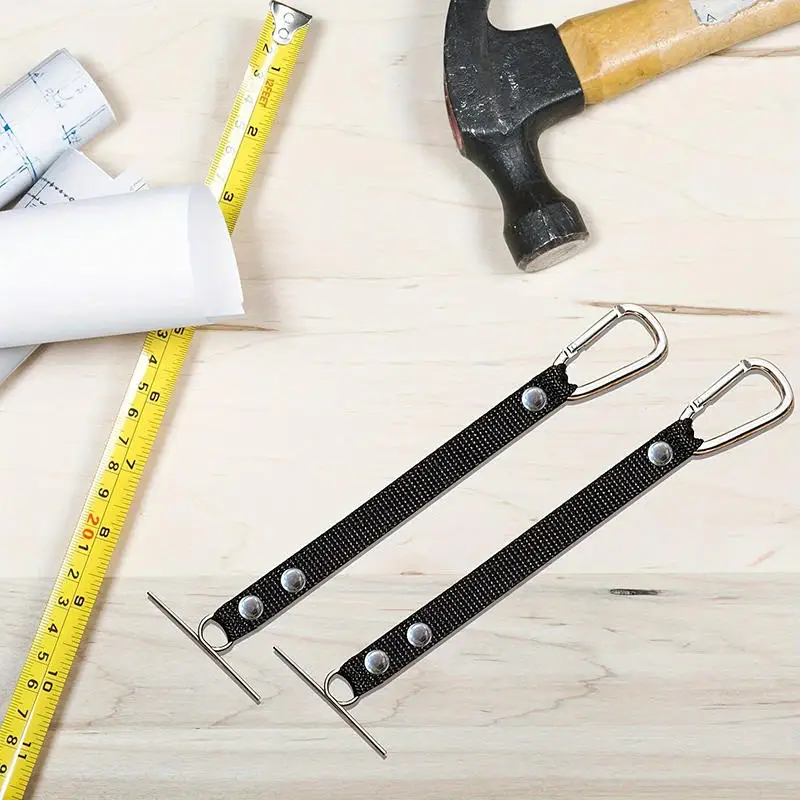 1/4PCS Nastro perizoma Supporto per nastro elettrico Nero Appaltatore elettrico Cinture per utensili regolabili