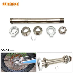 Motocross Motorcycle Rear Wheel Axle Hub Shaft With Spacer Nut Bushing Kit For KTM SX SXF XC EXC HUSQVARNA FC FX TC TX GASGAS MC