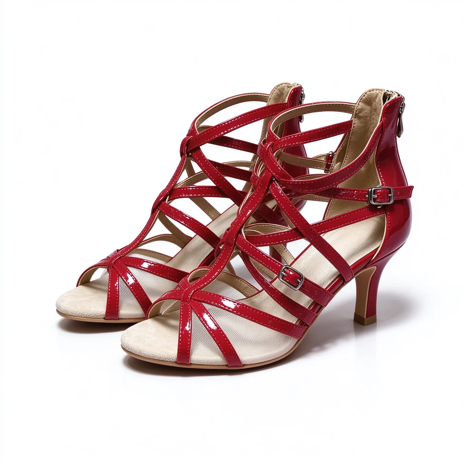 evkoodance-chaussures-de-danse-latine-rouges-pour-femmes-talons-de-danse-d'entrainement-cuir-pu-salsa-danse-de-salon-tango-semelle-en-daim-sandales-de-danse-latine