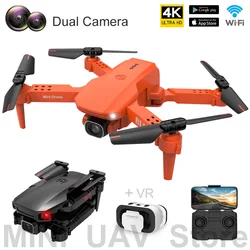 K9 Mini UAV Drone VR 4K Aerial Photography Folding Quadcopter With Dual Camera RC Helicopters Toy Gifts WIFI FPV RTF Free Return