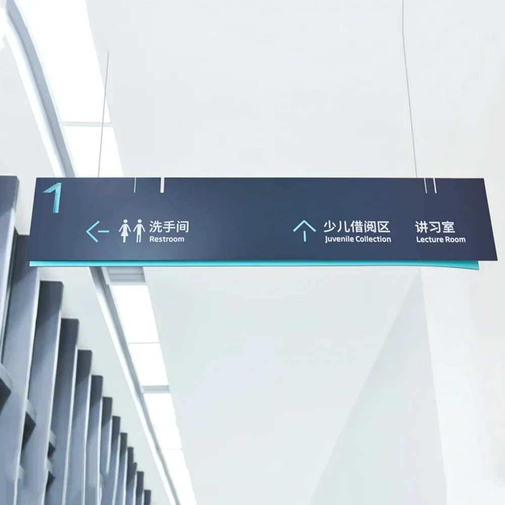 hanging door signs custom signage stand address acrylic exit  restroom trade show hanging sign for business