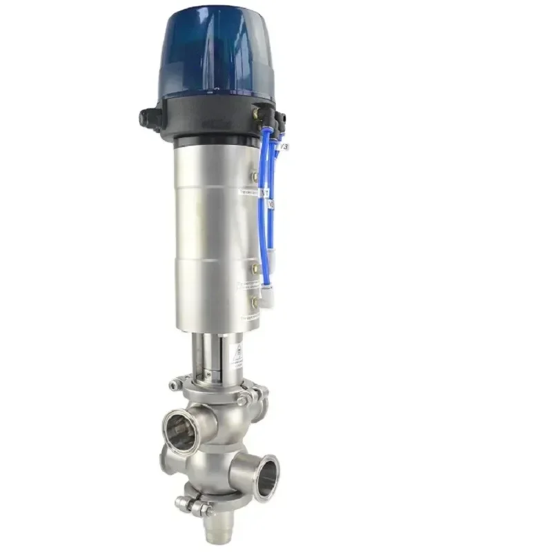 Hot sales  like hot cakes Food Grade Sanitary Stainless Steel 304 316L Mix-proof Valve Hygienic Anti-mix Valve