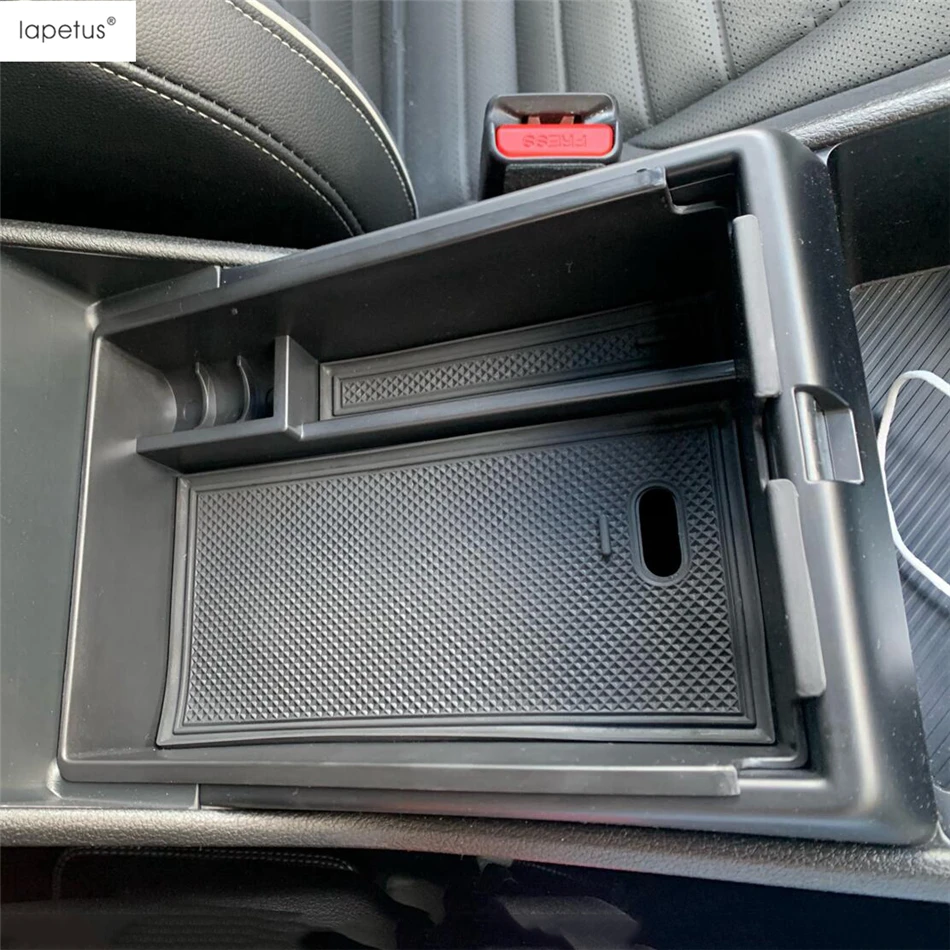 

Center Control Armrest Storage Box Container Holder Tray Interior Accessories For Kia Sportage NQ5 2022 - 2025 Automatic Version